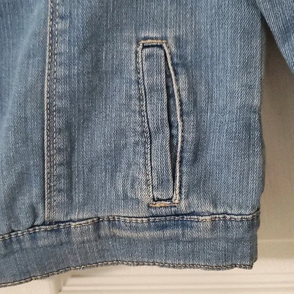Carter's Denim Button Front Jacket Girls Size 10 - Picture 6 of 8
